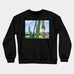 Cranes in Gdansk shipyard Crewneck Sweatshirt